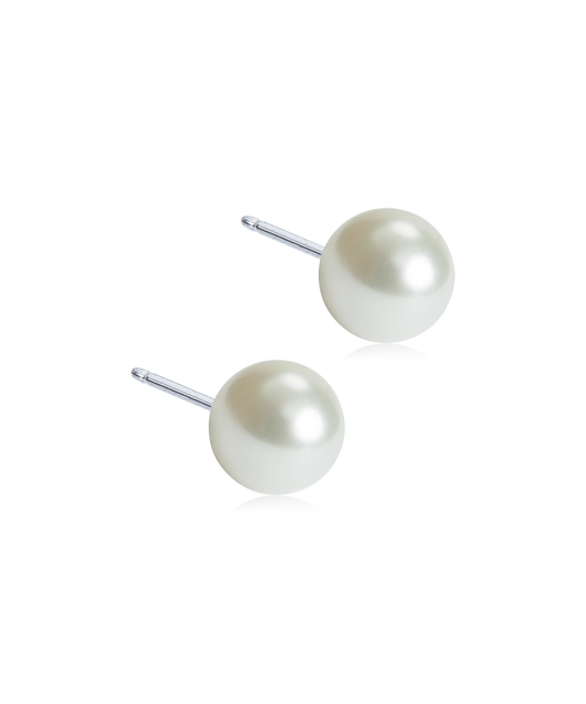Pearl Earring 6 mm -NT