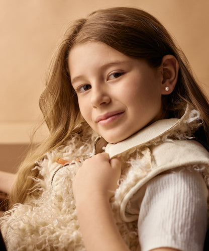 Pearl Earring 6 mm -NT