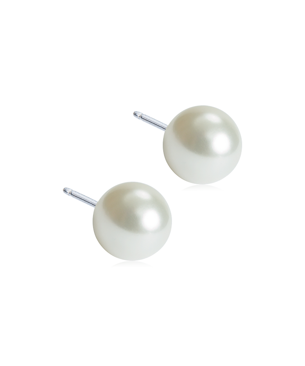 Pearl Earring 8 mm -NT