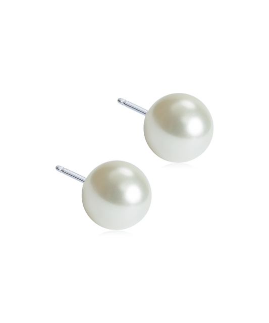 Pearl Earring 8 mm -NT