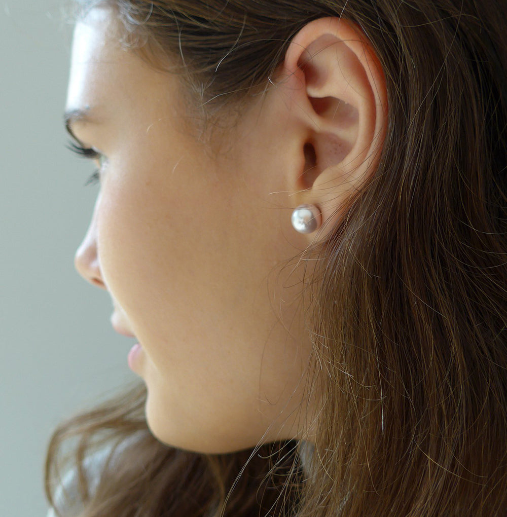 Pearl Earring 8 mm -NT