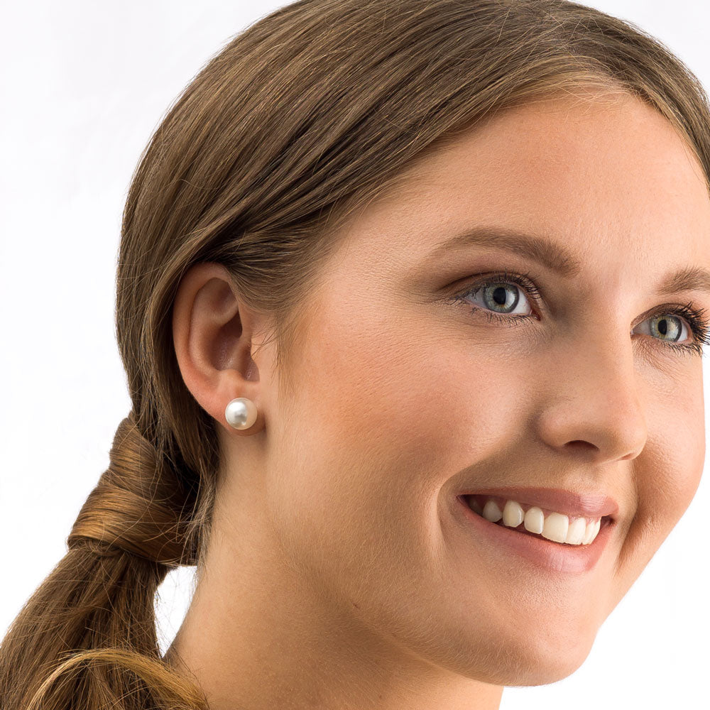 Pearl Earring 10 mm -NT