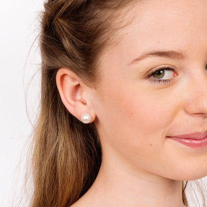 Pearl Earring 10 mm -NT
