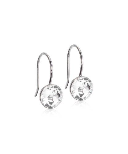 Prism Hook Earring | Hypoallergenic | Silver Titanium