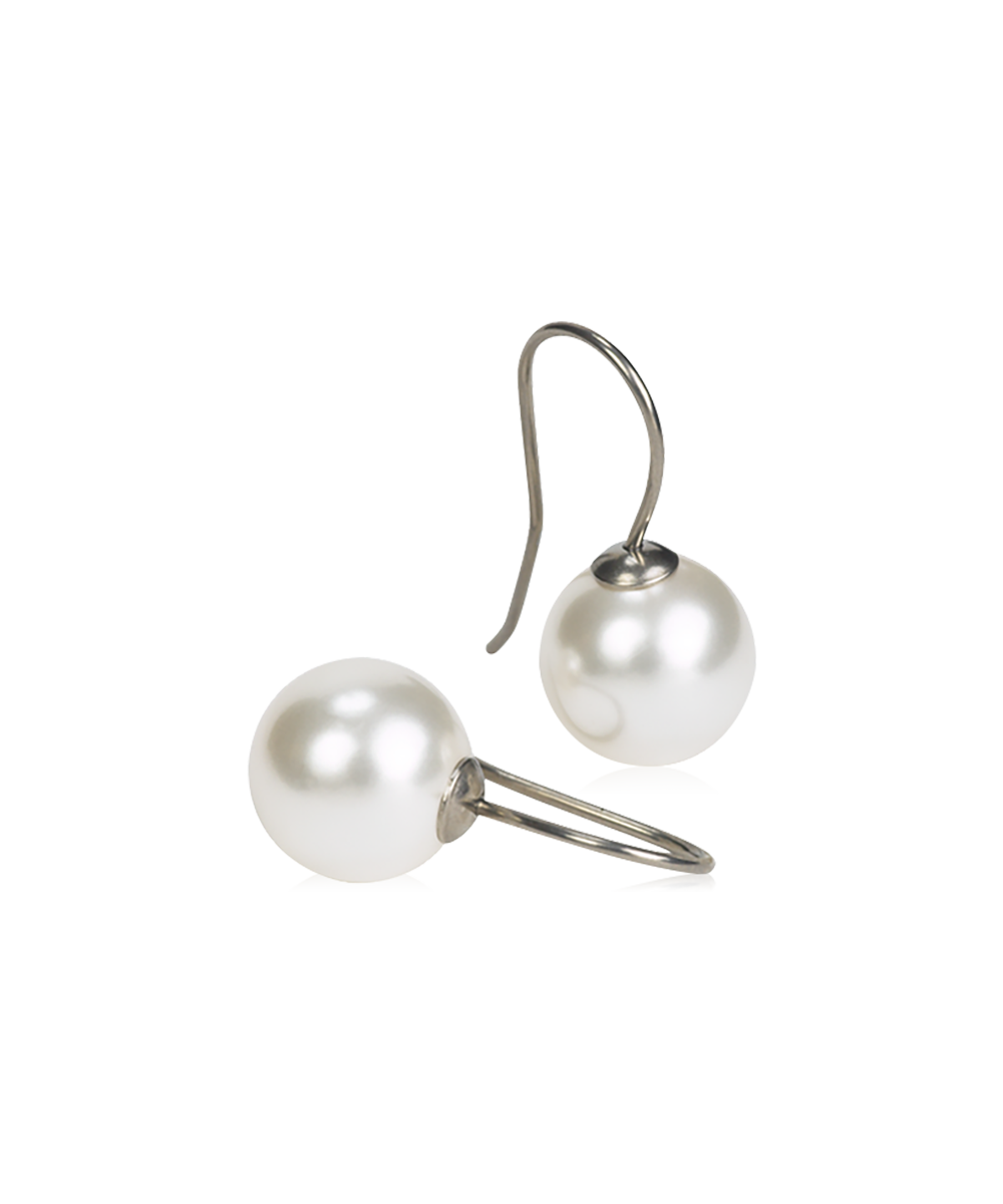 Pendant Pearl Earring -NT