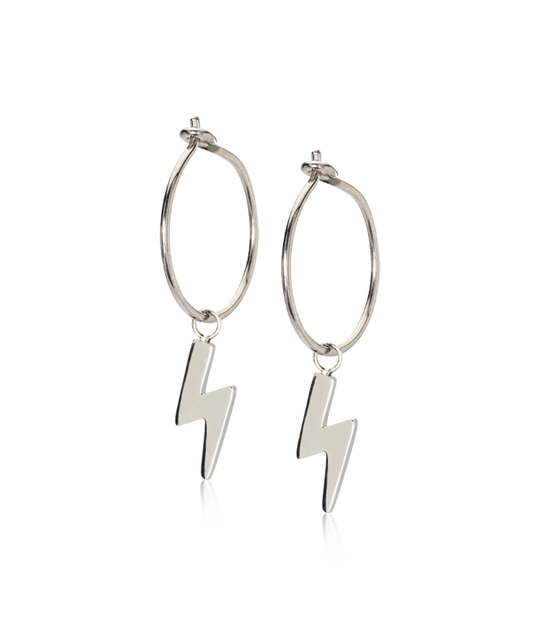 Ear Ring 14 mm, Pendant Flash -NT