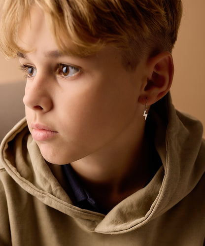 Ear Ring 14 mm, Pendant Flash -NT