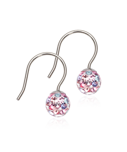 Mini Pendant Crystal Ball Earring -NT