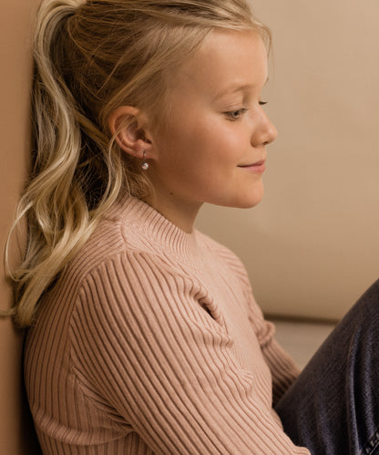 Mini Pendant Crystal Ball Earring -NT