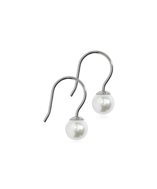 Mini Pendant Pearl Earring -NT