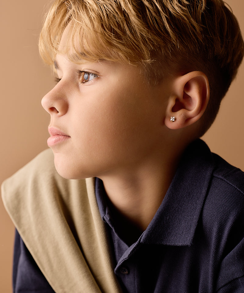 Tiffany Edge Earring 5 mm -GT