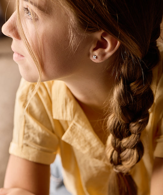 Tiffany Edge Earring 5 mm -GT