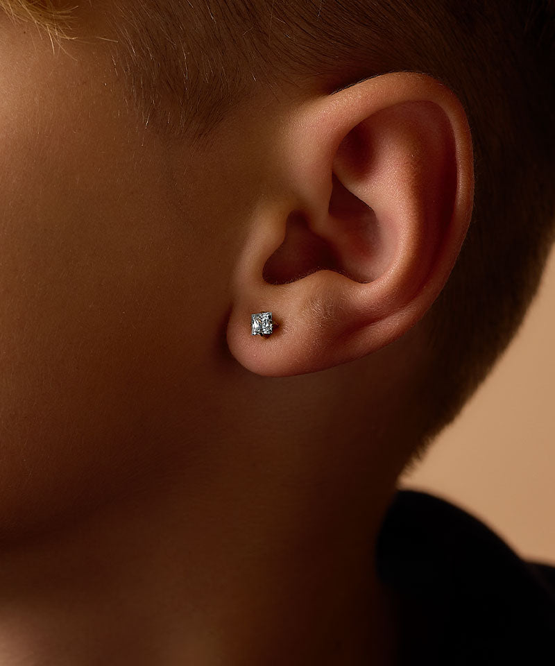 Tiffany Edge Earring 5 mm -GT