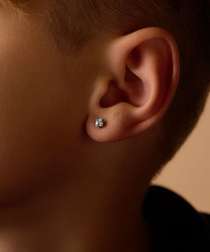 Tiffany Edge Earring 5 mm -GT