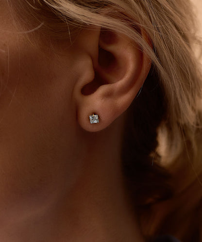 Tiffany Edge Earring 5 mm -GT