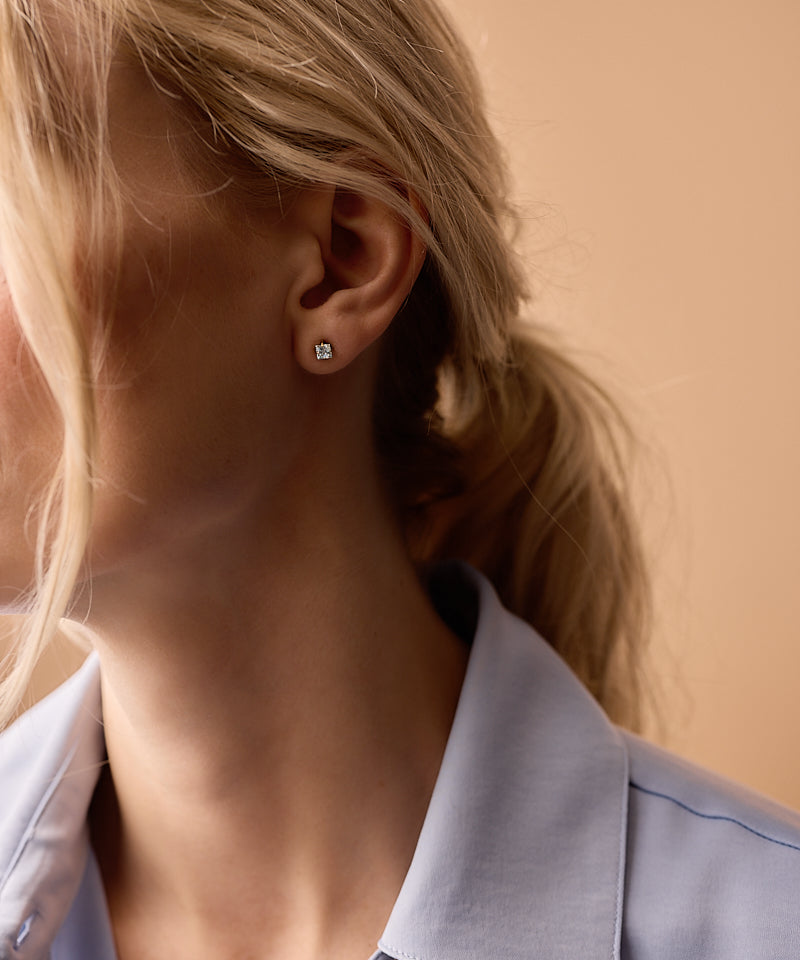 Tiffany Edge Earring 5 mm -GT