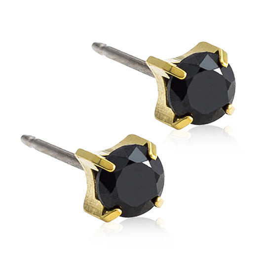 Tiffany Black Earring
