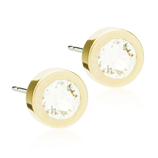 Titanium Grand Bezel Earring