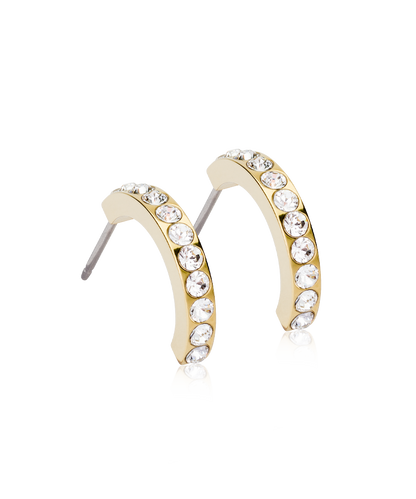 Pendant Brilliance Curved Earring 15 mm -GT