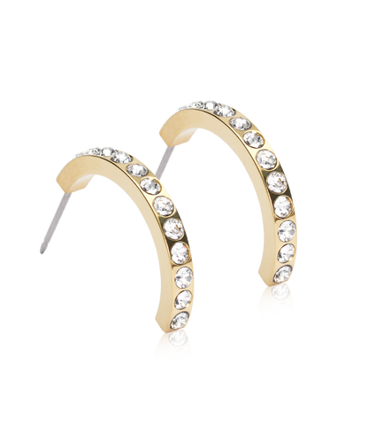 Pendant Brilliance Curved Earring 20 mm -GT