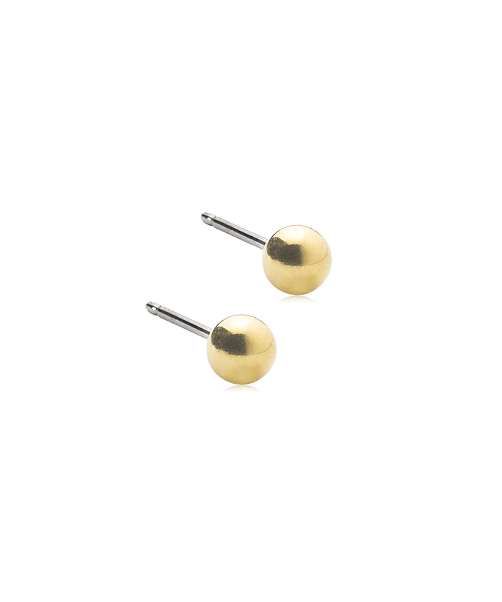 Ball Earring 4 mm -GT