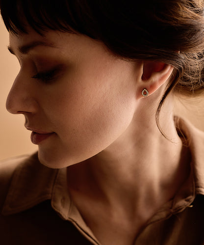 Brilliance Drop Hollow Earring -GT