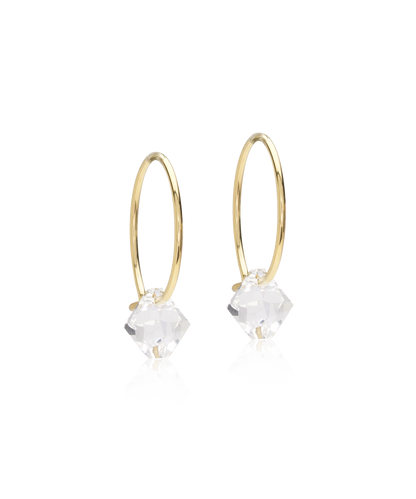 Ear Ring 14 mm, Bicone -GT