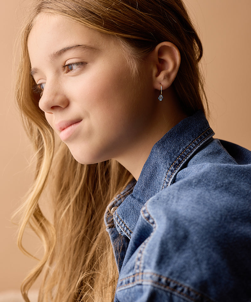 Ear Ring 14 mm, Bicone -GT