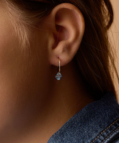 Ear Ring 14 mm, Bicone -GT