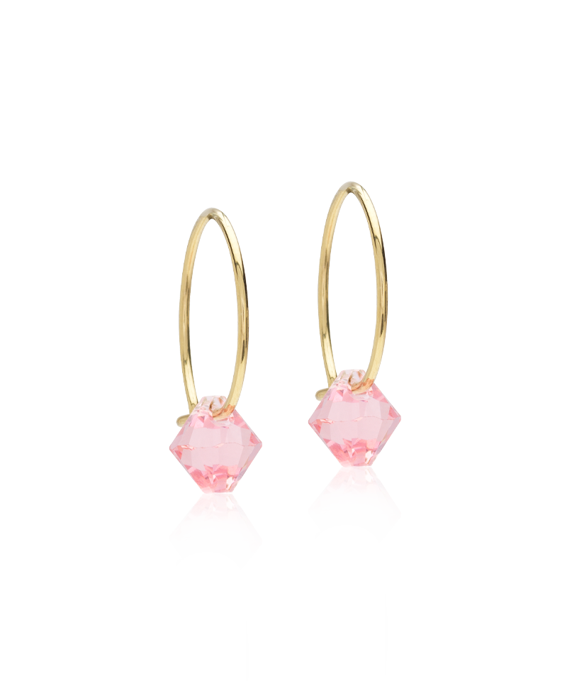 Ear Ring 14 mm, Bicone -GT