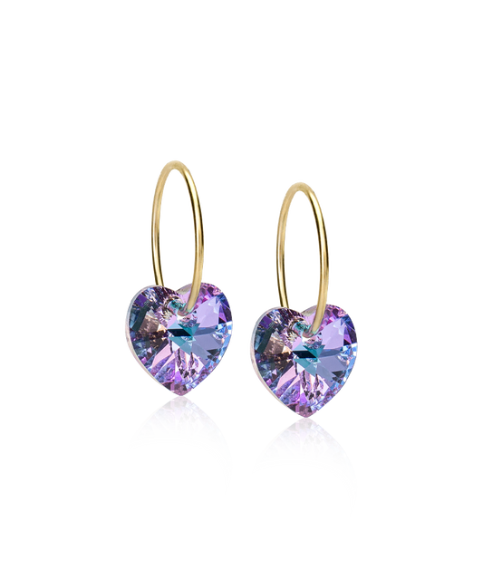 Ear Ring 14 mm, Heart -GT