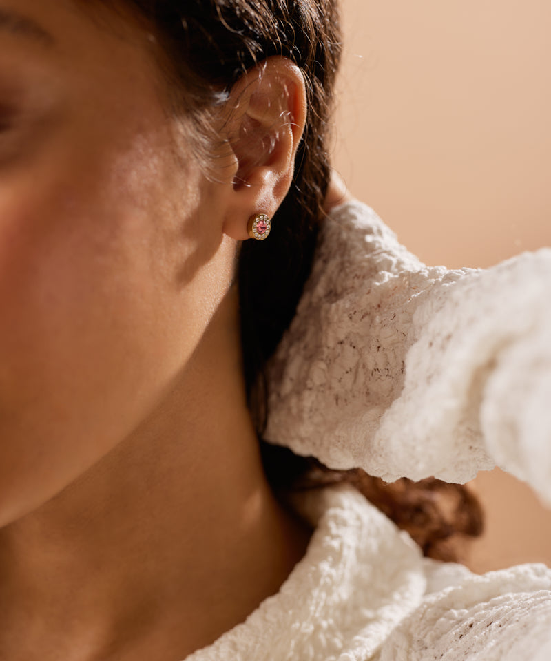 Brilliance Halo Earring -GT