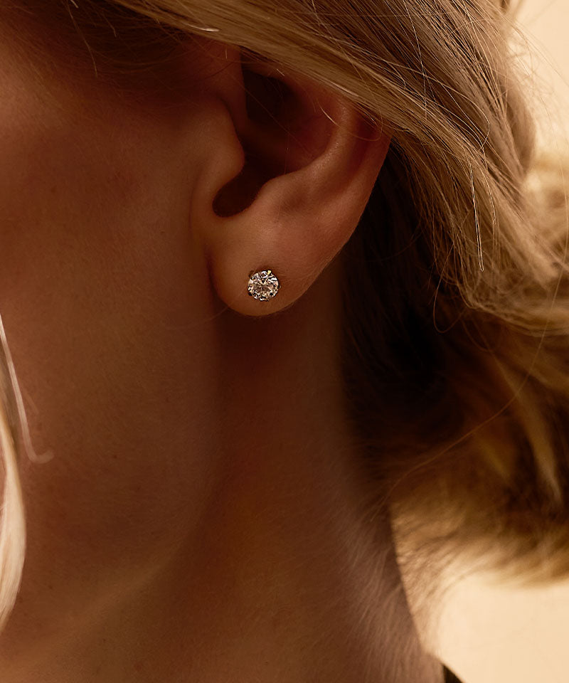 Tiffany Precious Earring 6 mm -GT