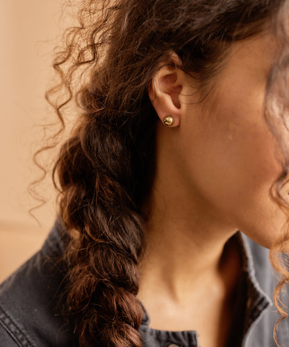 Half ball Earring -GT