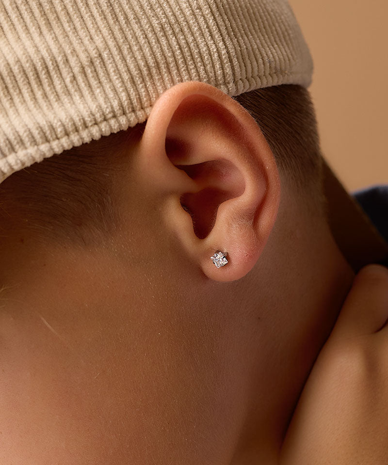 Tiffany Edge Earring 5 mm -ST