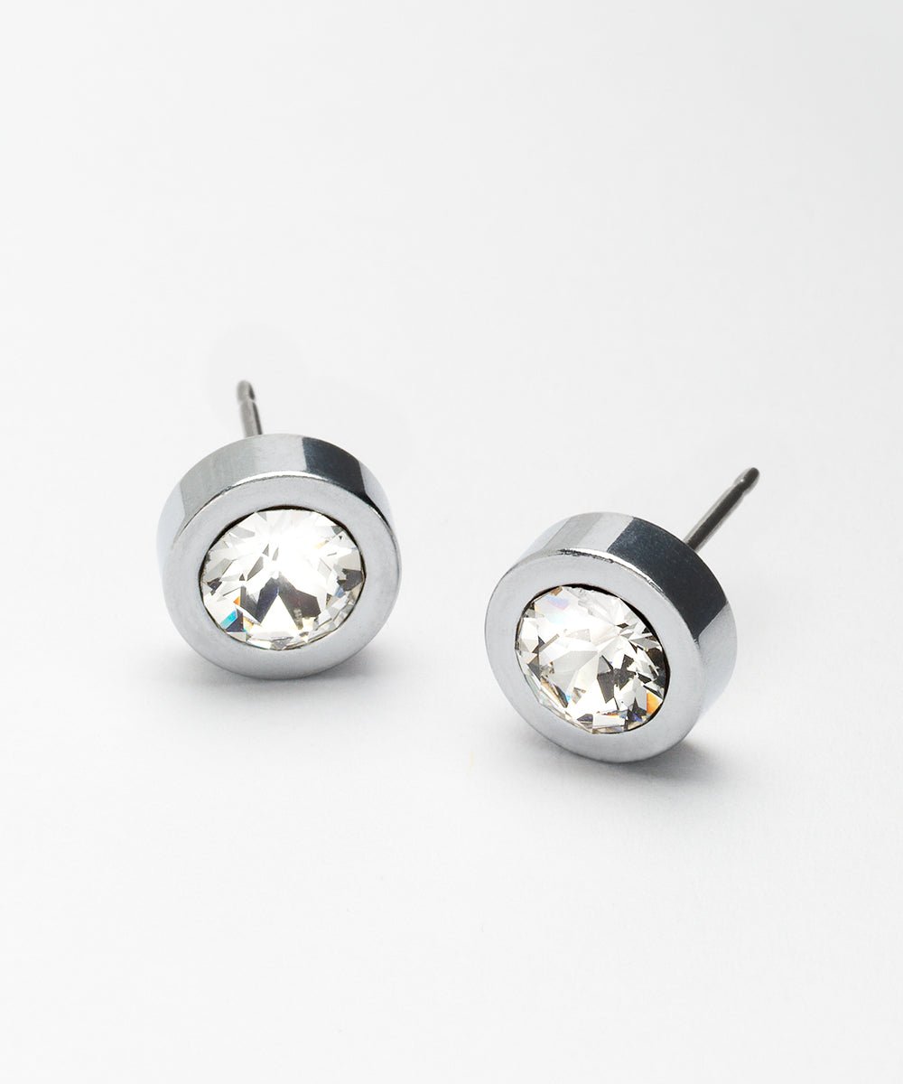 Grand Bezel Earring -ST