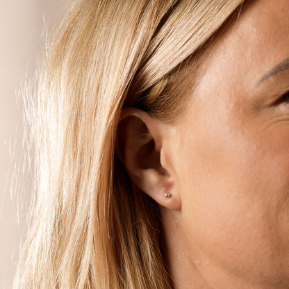 Ball Earring 3 mm -ST