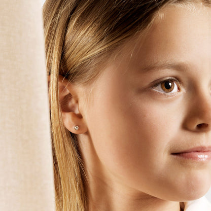 Ball Earring 4 mm -ST