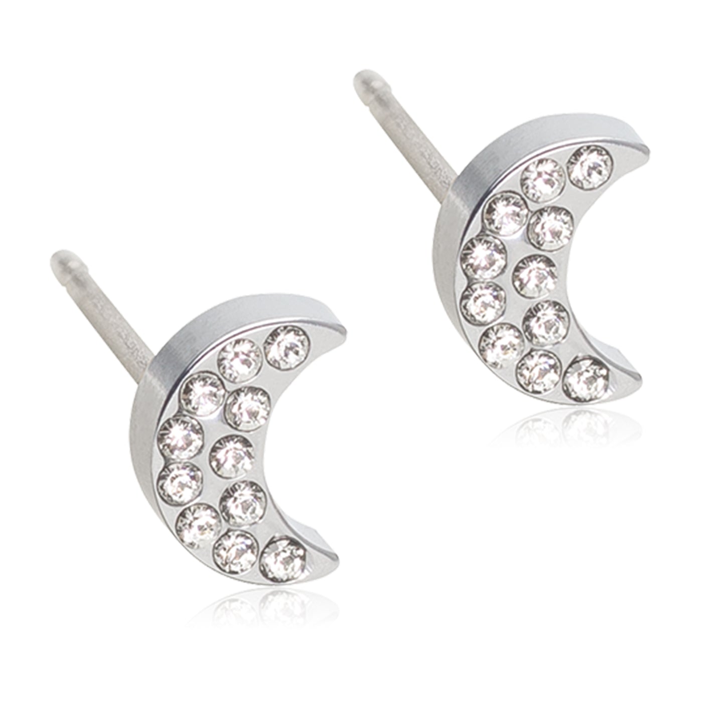 Brilliance Moon Earring