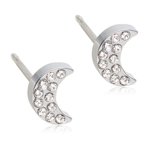 Brilliance Moon Earring