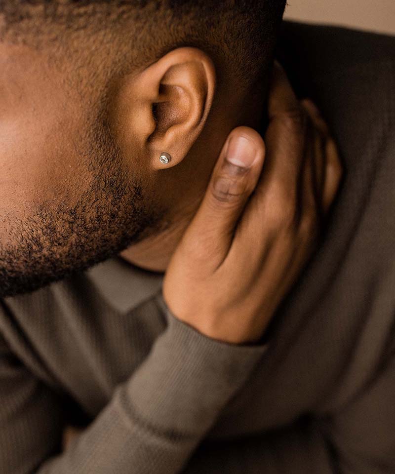 Bezel Earring 5 mm -ST