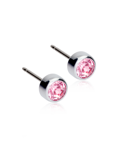 Bezel Earring 5 mm -ST