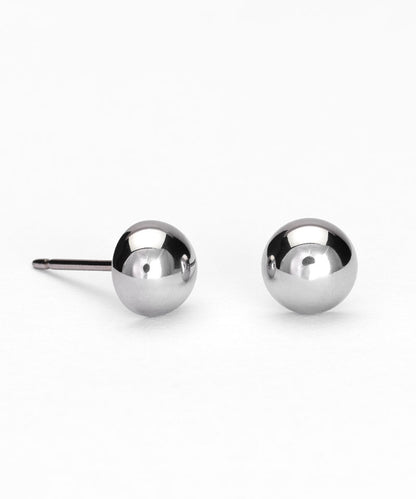 Half ball Earring 6 mm -ST