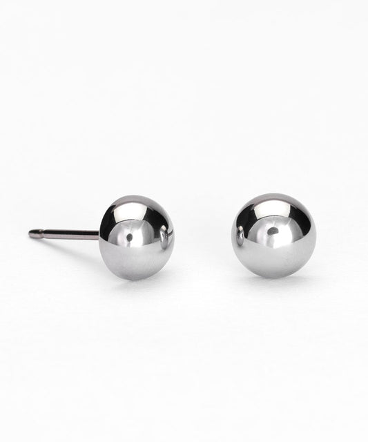 Half ball Earring 6 mm -ST