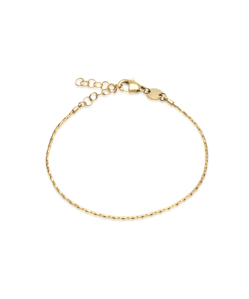 Flat chain Bracelet 15,5-19 cm G