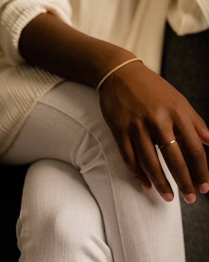 Round Mesh Bracelet 15,5-19 cm G