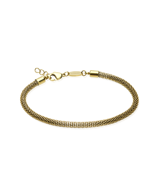 Grand Round Mesh Bracelet 18-22 cm G