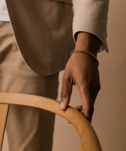 Grand Round Mesh Bracelet 18-22 cm G