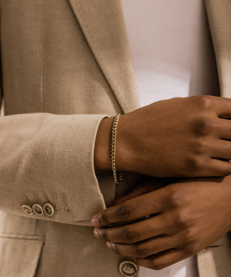 Curb Link Bracelet 18-22 cm G