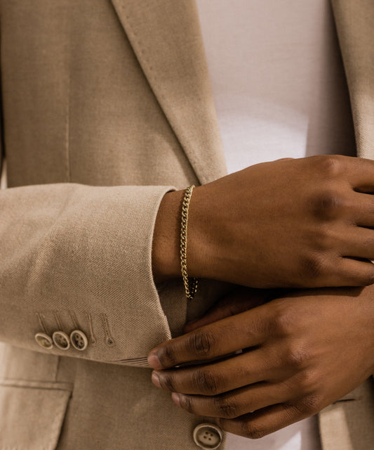 Curb Link Bracelet 18-22 cm G